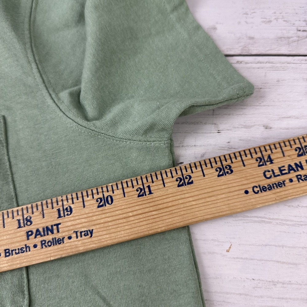 Carhartt T-Shirt Womens Large short sleeve Work‎ casual Loose fit Green K87-W - Picture 7 of 10